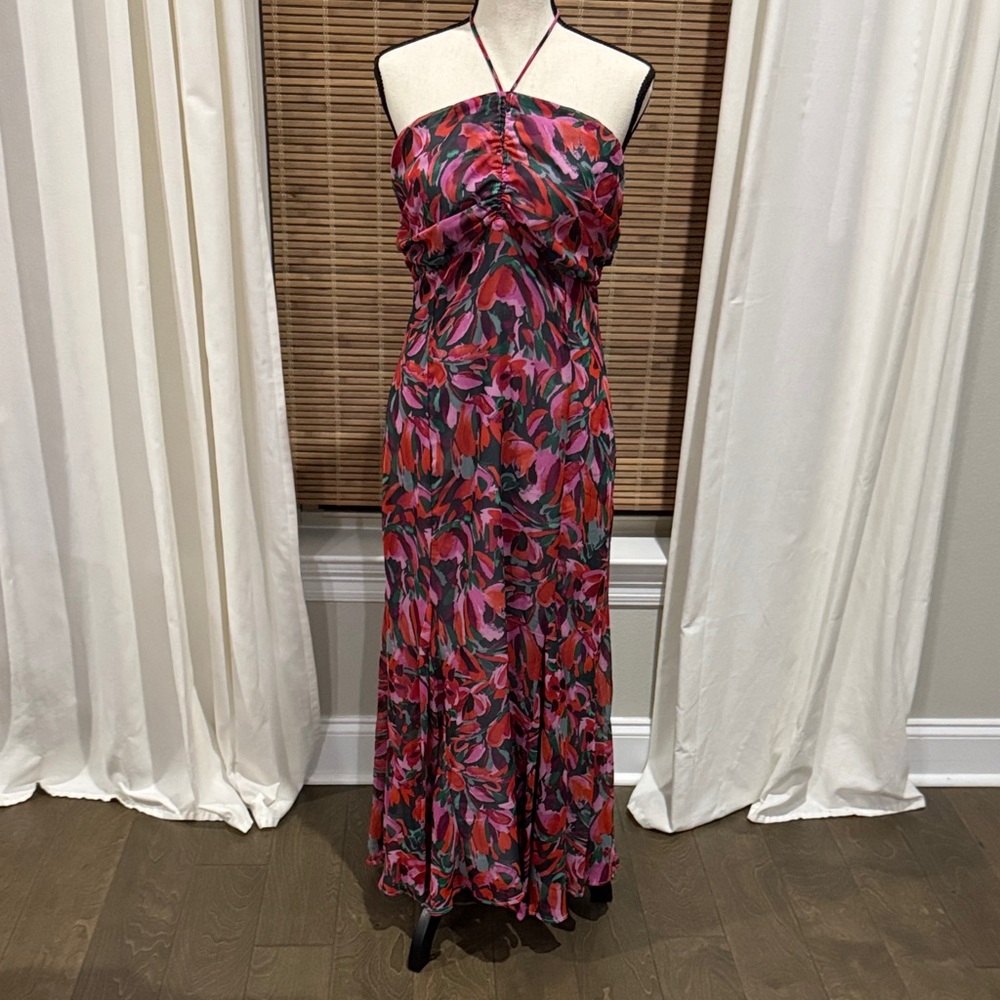 Vici Strapless Multicolor Maxi Dress